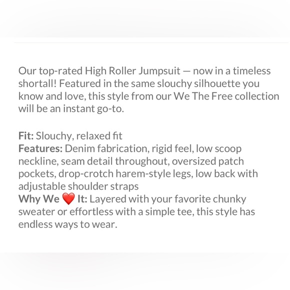 Free People High Roller Shortall - Picture 9 of 10